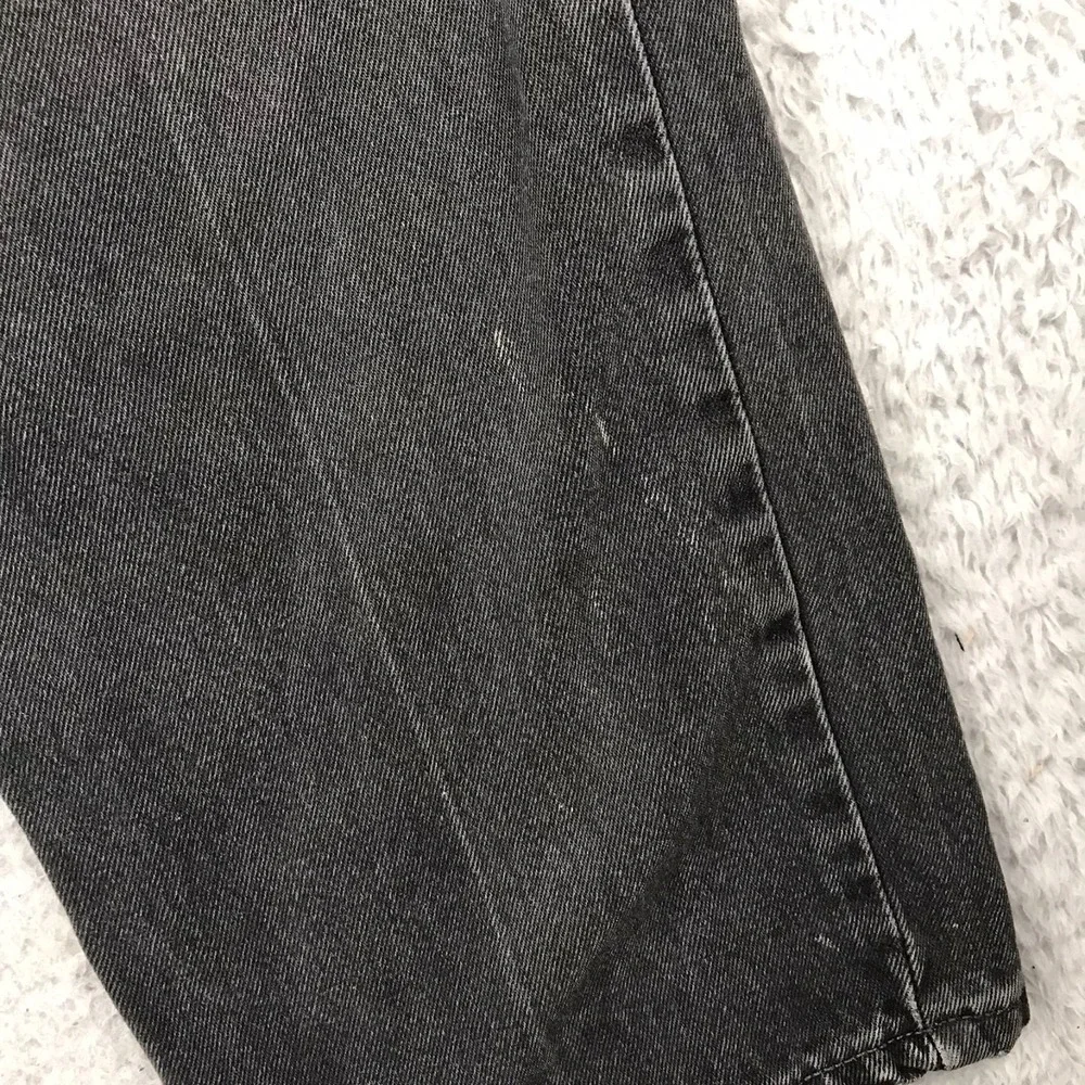 Levis 505 Jeans Mens 42 Washed Black Regular Straight Vintage Denim